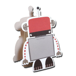バースデーカード　「3D」  44　ロボット二点セット  3D-44 3枚目の画像