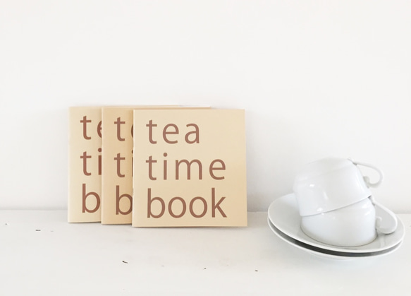 再販 : tea time book（ZINE・紅茶のお話/ハンドメイドミニブック） 1枚目の画像