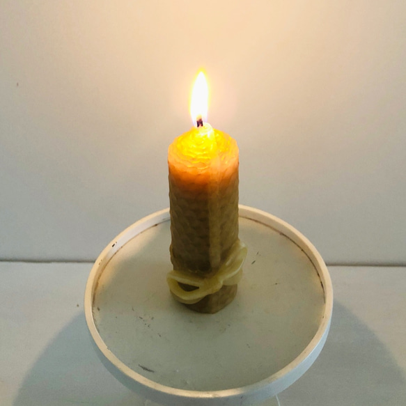 みつろうキャンドル「日々をつつむ照らす」送料無料 8枚目の画像