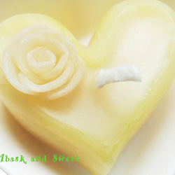 lovely lemon rose w/heart 2枚目の画像