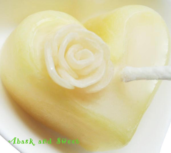 lovely lemon rose w/heart 3枚目の画像