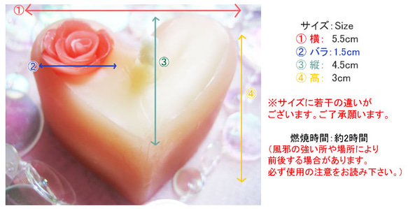 lovely lemon rose w/heart 5枚目の画像