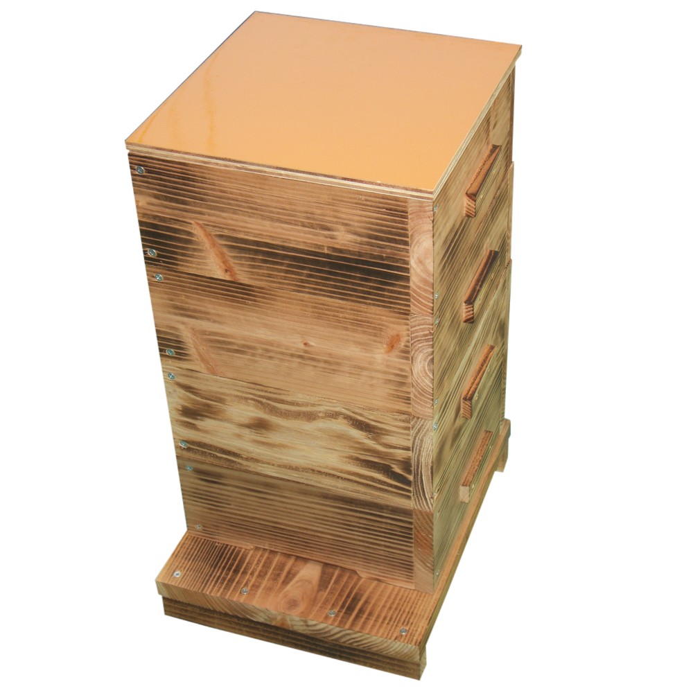 日本ミツバチ 巣箱 日本蜜蜂 日本みつばち巣箱 重箱式4段 その他雑貨 