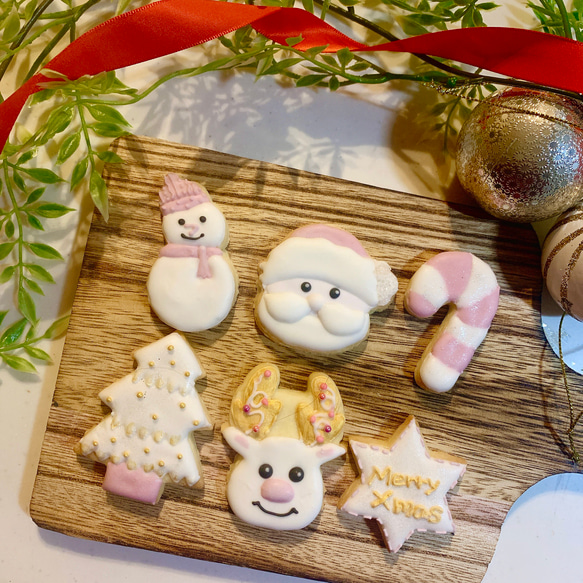 【クリスマス2020予約販売受付中】アイシングクッキー6枚セット 1枚目の画像