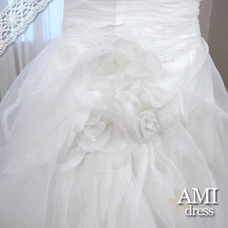 ウエディングドレス プリンセスラインドレス　オフホワイト　花嫁　結婚式　二次会　8897 7枚目の画像