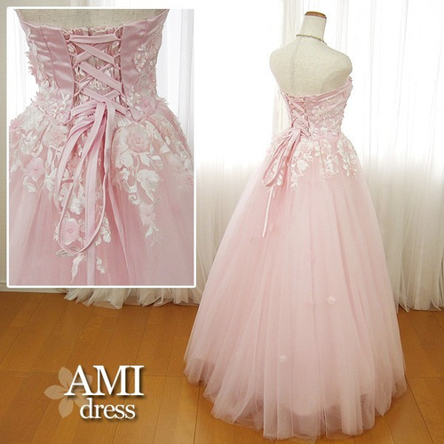 DRESS ROOM AMI 演奏会 カラードレス dk107pu DRESS ROOM AMI 演奏会 カラードレス dk107pu