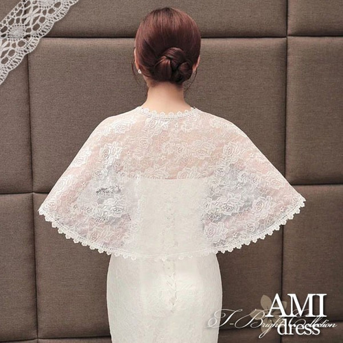 ウエディングドレス ボレロ 付け袖 白 黒 総レース ケープ 結婚 ウエディングドレス ボレロ 付け袖 白 黒 総レース ケープ 結婚