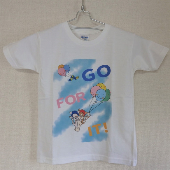 【キッズ】GO FOR IT!! ｜Tシャツ(受注生産) 3枚目の画像