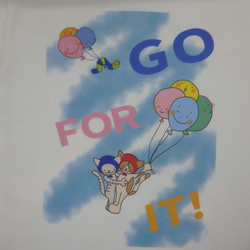 【キッズ】GO FOR IT!! ｜Tシャツ(受注生産) 2枚目の画像
