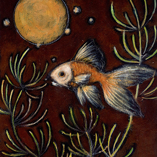 絵画 リトグラフ AMANO作 金魚 絵画 リトグラフ AMANO作 金魚 絵画