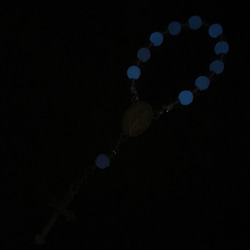 ミニロザリオ✳︎夜光ルミナスストーン 2枚目の画像