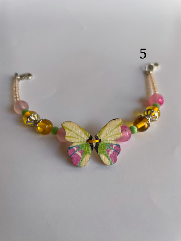 羽織紐　蝶々デザイン　ブレスレットに変更可能 6枚目の画像
