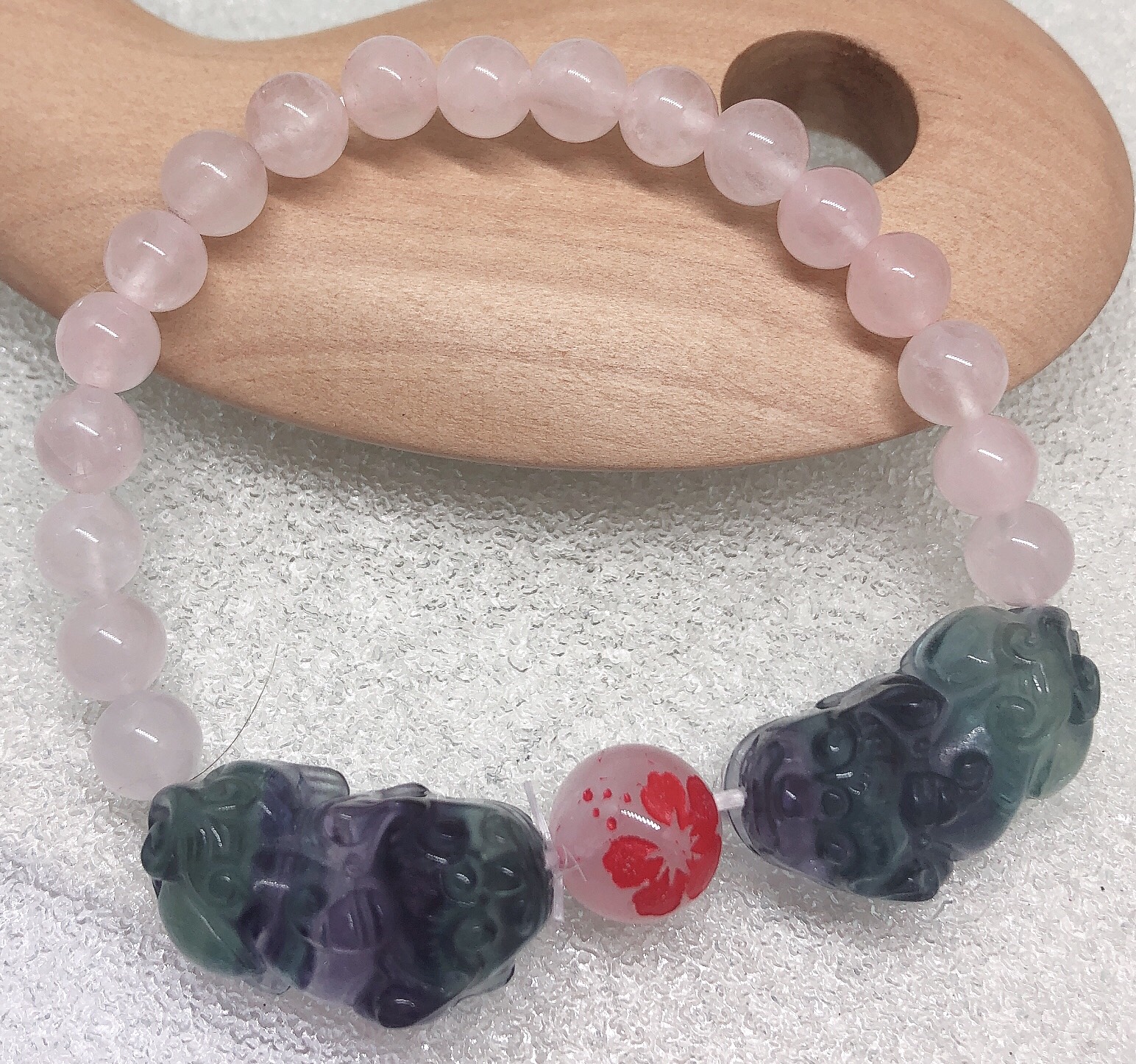 フローライト貔貅ブレスレット