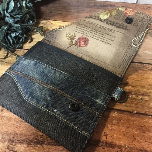 リメイクデニム マスクケース ポーチ RiRi tan 通販｜Creema(クリーマ  