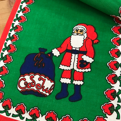 北欧ヴィンテージ】スウェーデンのヴィンテージクロス サンタさん