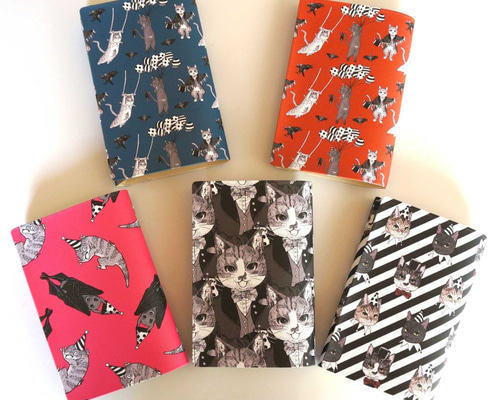 騙し絵の森 文庫本サイズ ブックカバー ハンドメイド 騙し絵の森