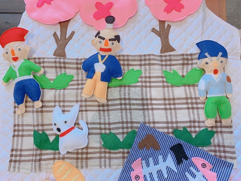 花さかじいさん　エプロンシアター用人形 確認用