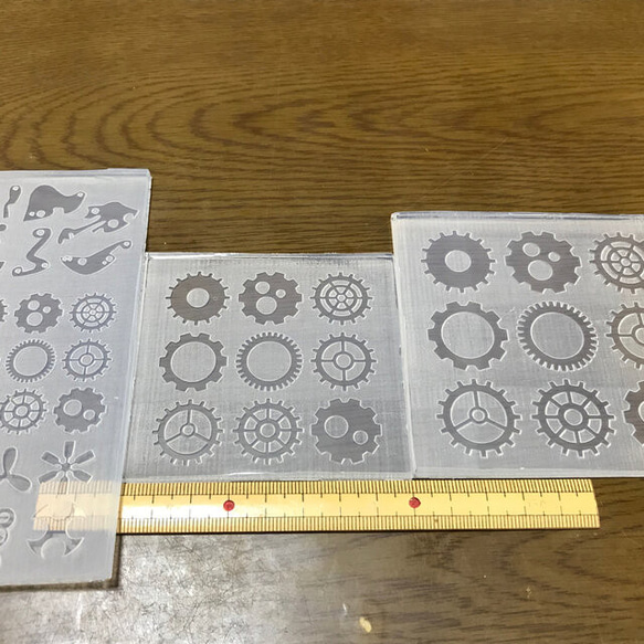 スチームパンク5(歯車20mm)シリコンモールド型 2枚目の画像