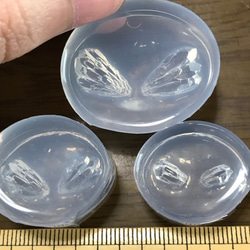 W羽根水晶小（鉱石モールド）鉱石レジン用シリコンモールド型 3枚目の画像