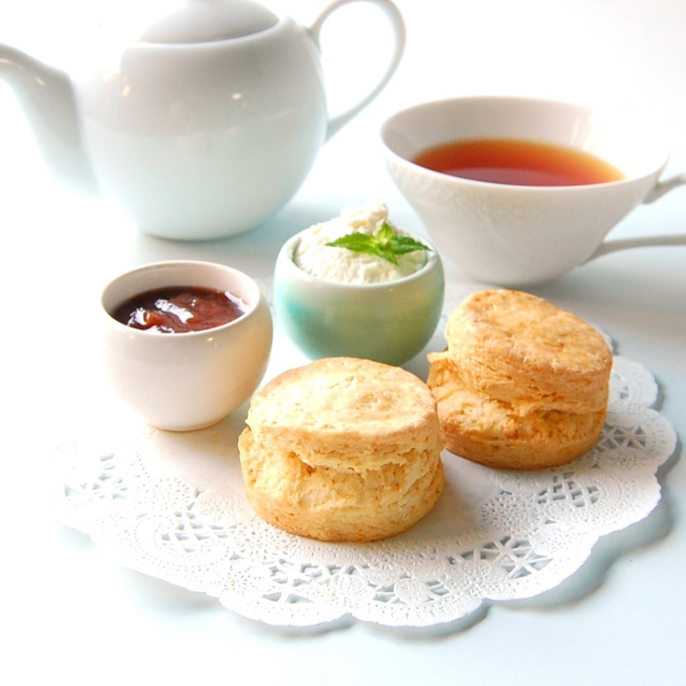 プレーンスコーン１２個入 スコーンクリーム２個付き 送料無料