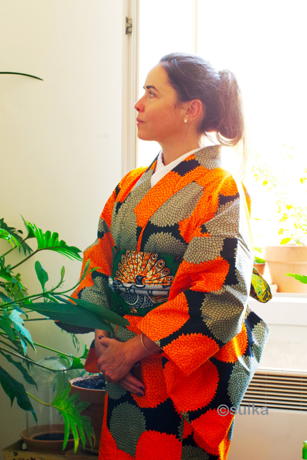 アフリカ布 浴衣 着物 お仕立て ハス 楽天市場】浴衣 飛ばすぜ