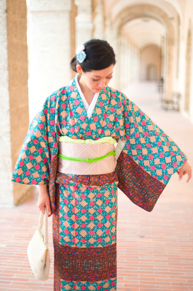 アフリカン・ファブリックの着物／Kimono Africain - oriental 着物 