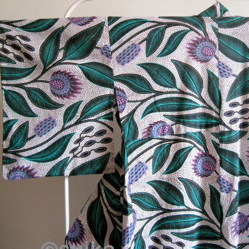 今期新作☆再販☆南仏より☆アフリカン・ファブリックの着物・浴衣