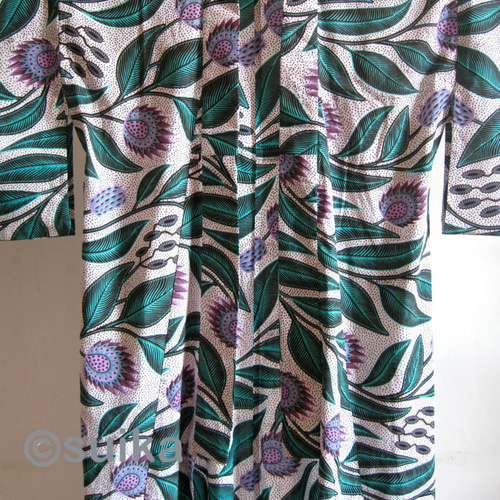 今期新作☆再販☆南仏より☆アフリカン・ファブリックの着物・浴衣