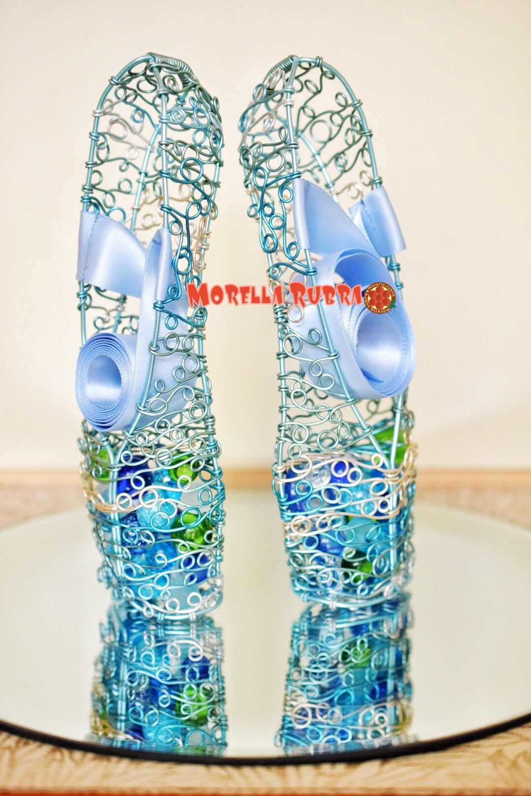 ［ワイヤークラフト］ティアラ&トゥシューズ［ミラートレイ付］◇バレエ