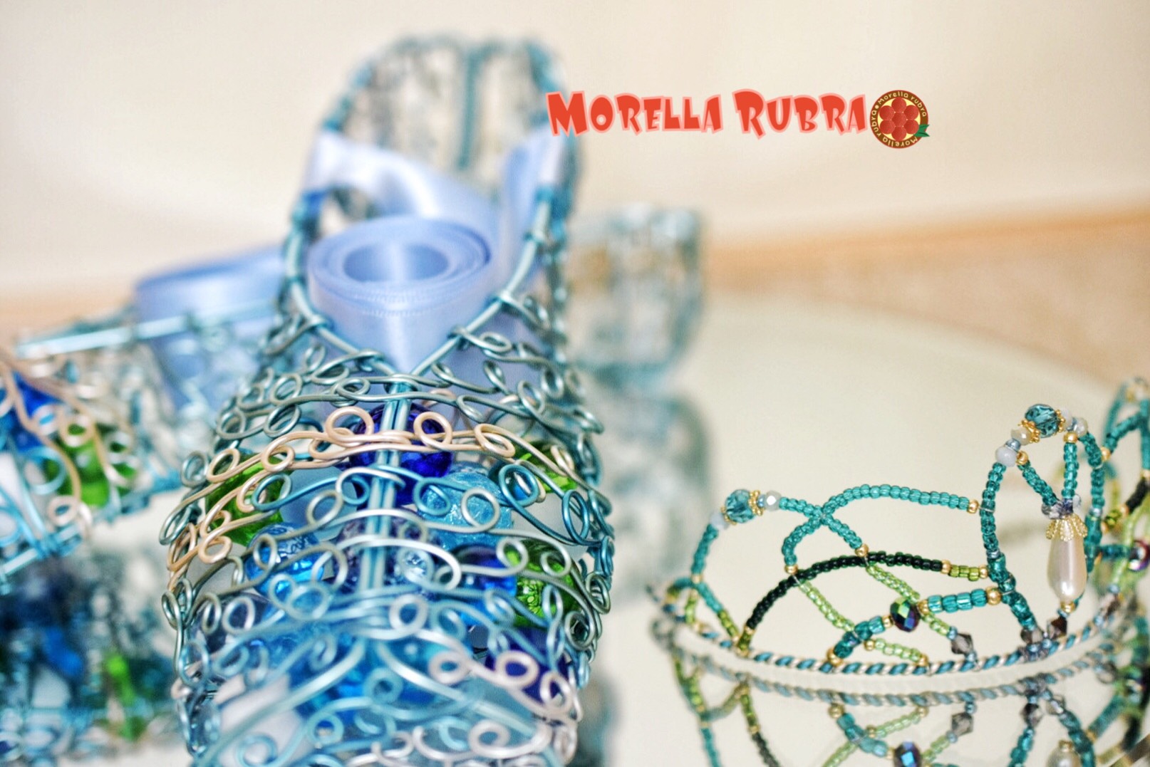 ［ワイヤークラフト］ティアラ&トゥシューズ［ミラートレイ付］◇バレエ