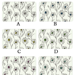 抗菌 送料無料 マスクケース 日本製 マスクカバー 北欧 花柄 おしゃれでかわいいデザイン 携帯ポーチ 2枚目の画像