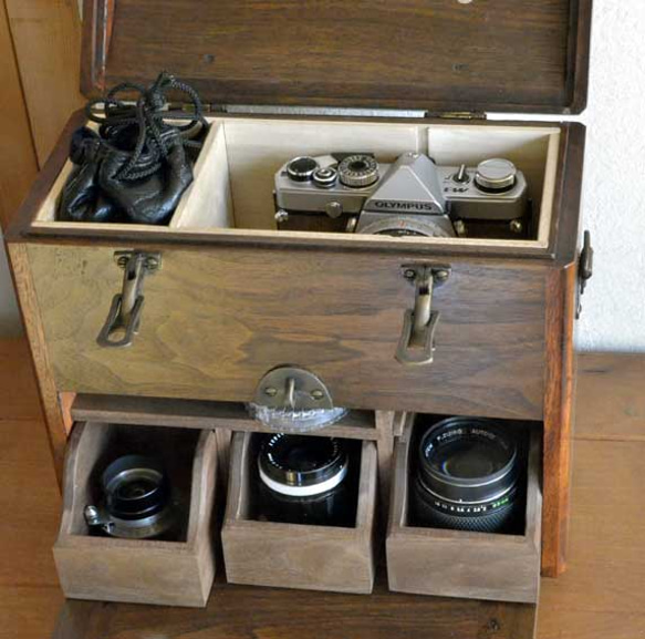 木製カメラケース 4枚目の画像