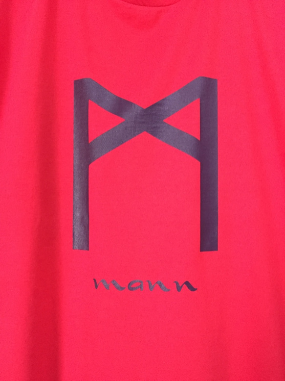 ルーン文字「マン」Ｔシャツ【※受注生産品です】19-015 2枚目の画像