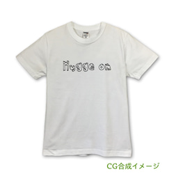 ヒュッゲ・オム　Tシャツ・ホワイト【※受注生産品です】19-027-ホワイト 2枚目の画像