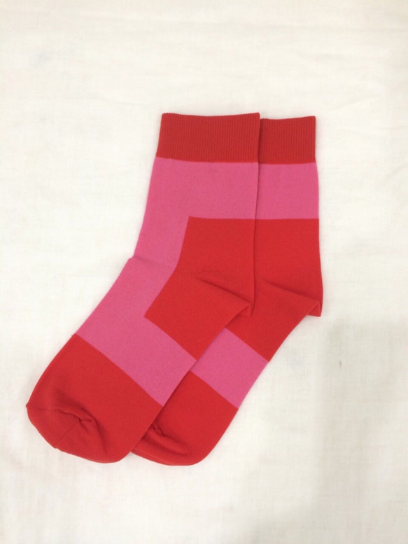 LET'S GO SOCKS / 30 RED 4枚目の画像