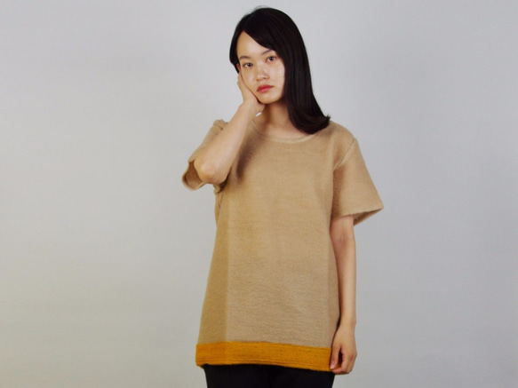 【SALE】￥17,280→￥5,000 CASTELA KNIT/ 20 YELLOW 1枚目の画像