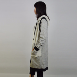 VOLUME PARKA COAT / 91 GRAY 2枚目の画像