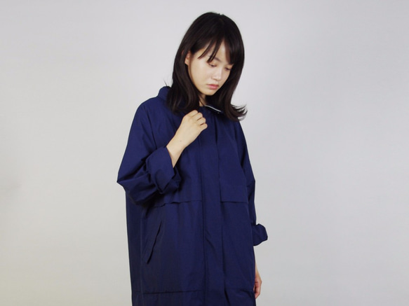 MOMONGA COAT navy 2枚目の画像