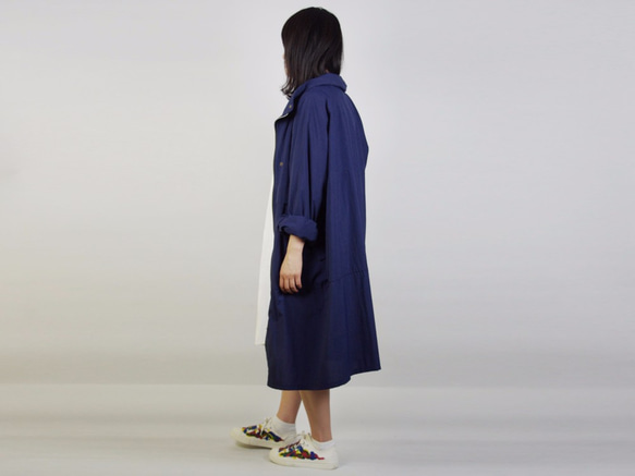 MOMONGA COAT navy 3枚目の画像