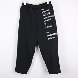 2018 S/S COLLECTION  BOOM BOOM PANTS / 99 BLACK 1枚目の画像