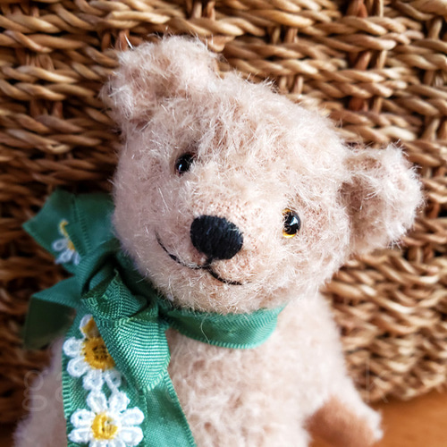 テディベア 桜 ピンク モヘア くま ヌイグルミ テディベア 桜 春色
