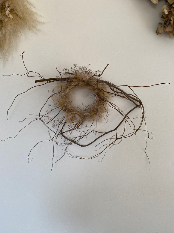 スプリングリース　鳥の巣リース 1枚目の画像