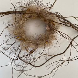 スプリングリース　鳥の巣リース 2枚目の画像