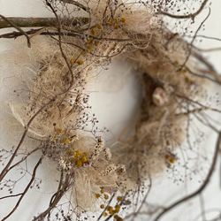 スプリングリース　鳥の巣リース 5枚目の画像