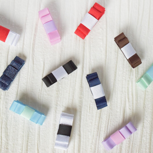 3つ選べる】赤ちゃんから使えるシンプルなベビーヘアクリップ