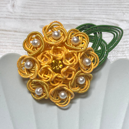 水引の金木犀のポニーフック その他ヘアアクセサリー Odd-Eye 通販