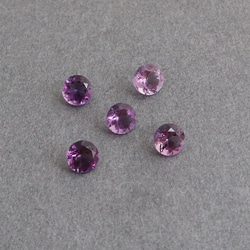 紫水晶圓形切面切割 Silver925 戒指 第5張的照片