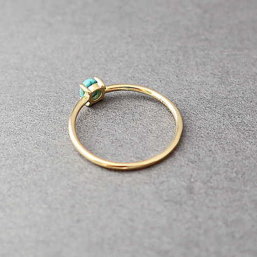 12月誕生石】 キングマン ターコイズ ラウンドカボション 約4mm