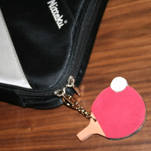 本革 卓球ラケット＆ボール キーホルダー その他雑貨 leather for you