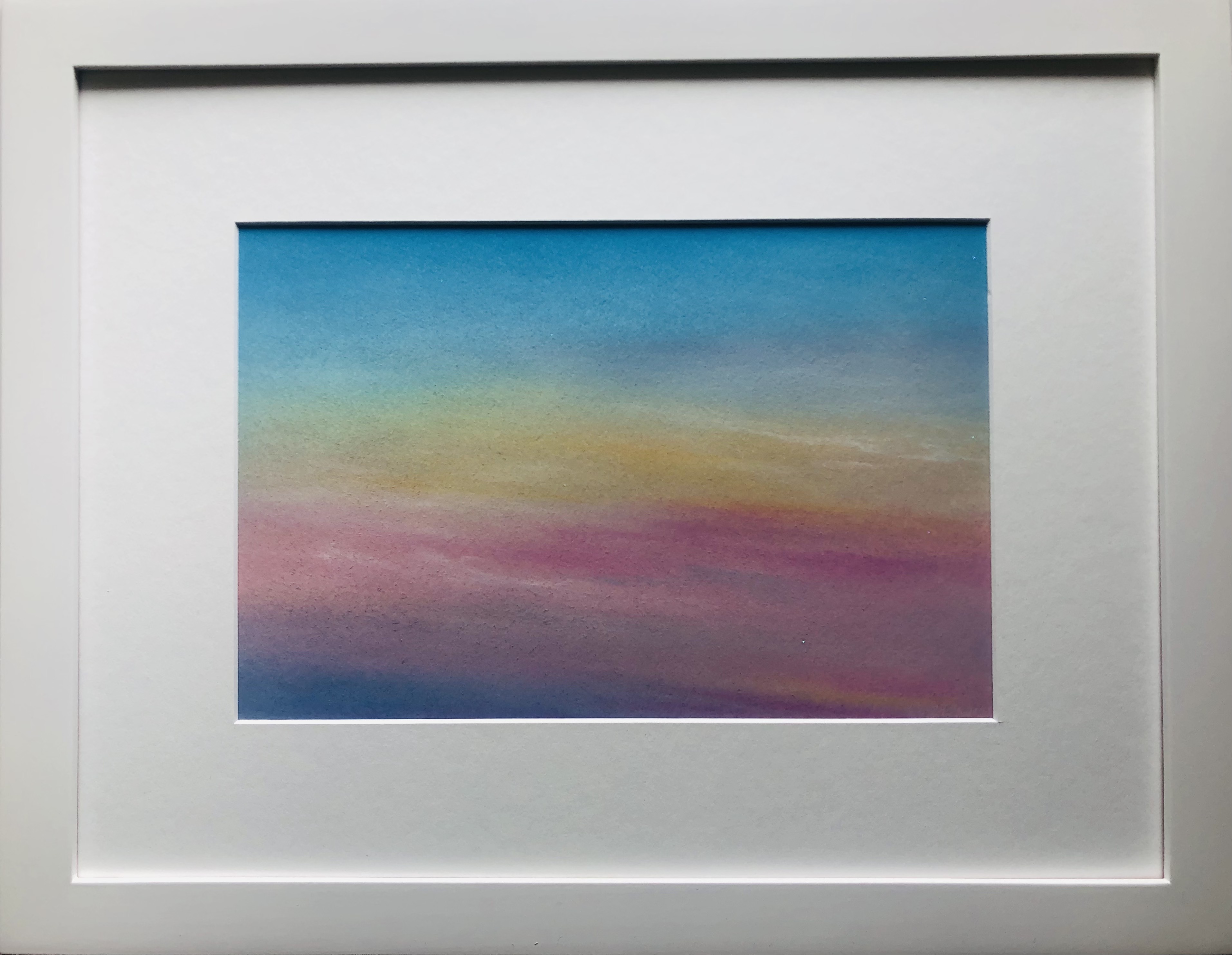 パステル画 クレヨン色の空 絵画 Keiko 通販 12133174｜Creema